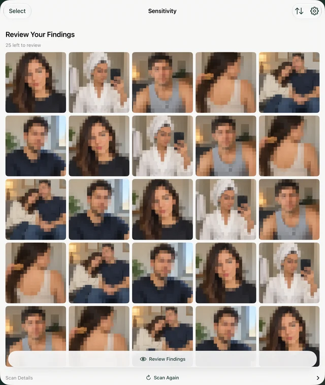 Find sensitive photos