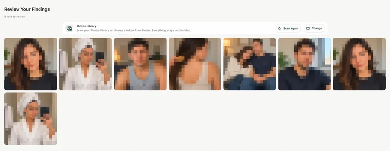 Find sensitive photos