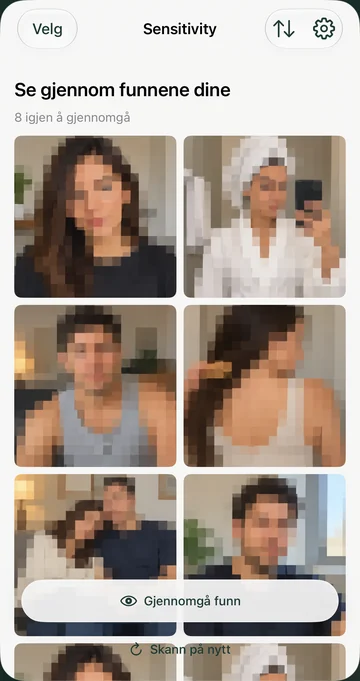 Finn sensitive bilder